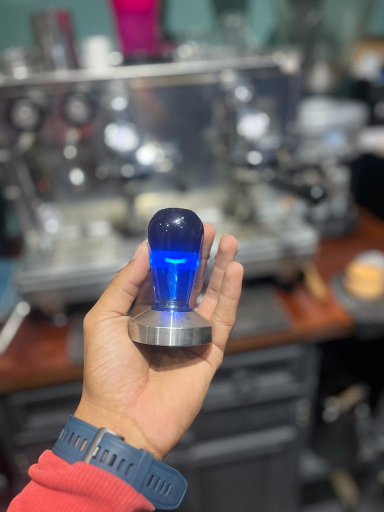 Motta TAMPER arc-en-ciel 58 mm, bleu