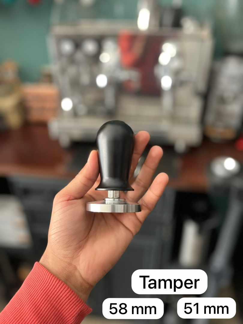 TAMPER CALIBRE 58 MM, 51 MM Noir