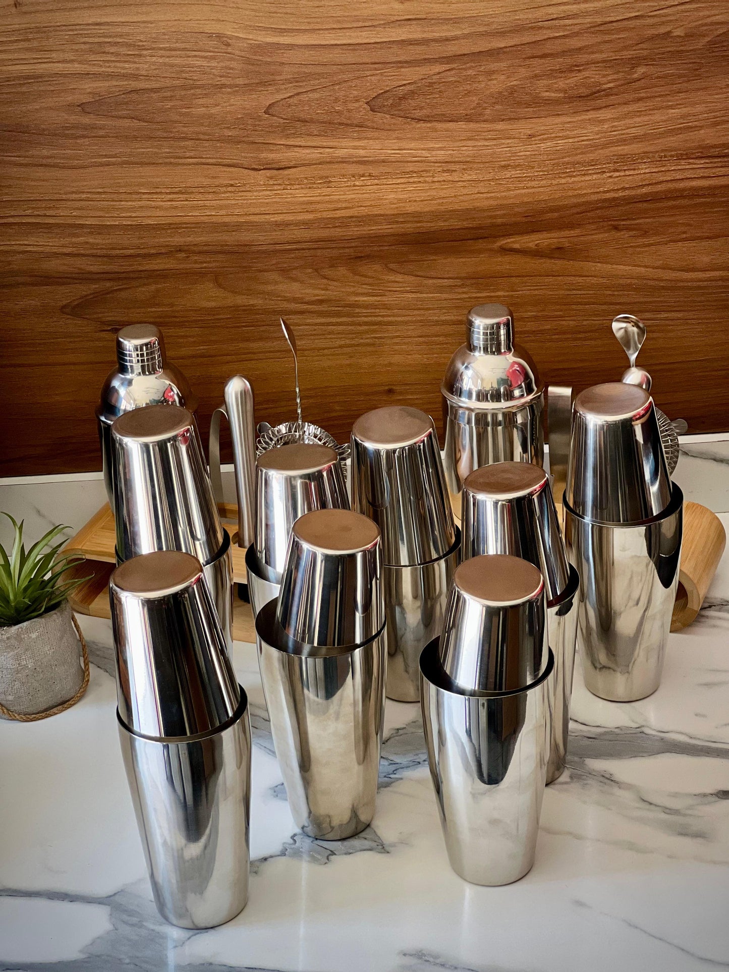Boston Shaker ( en acier inoxydable )
