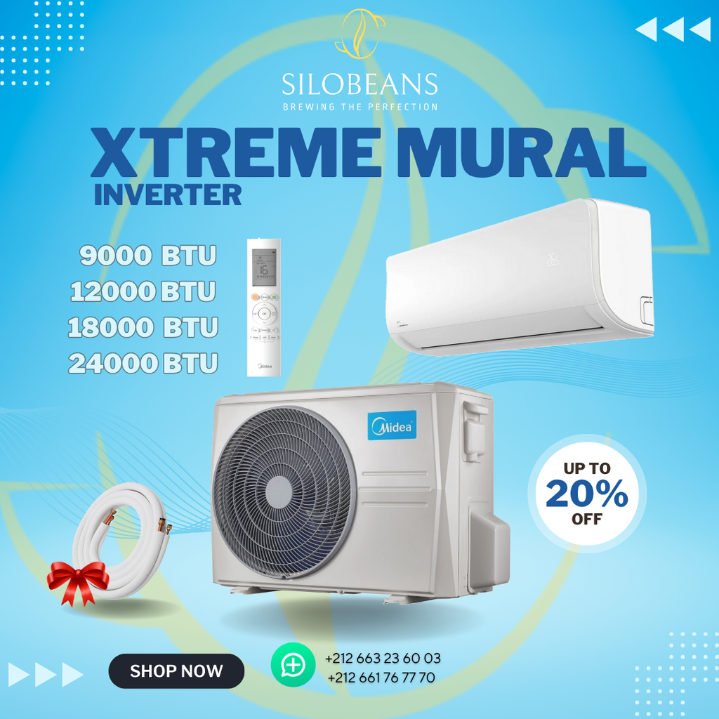 CLIMATISEUR MIDEA INVERTER - De 9000 à 24000 BTU