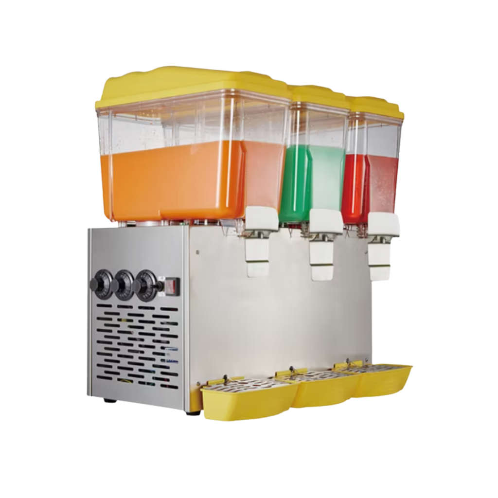 DISTRIBUTEUR DE JUS TRIPLE CUVE
