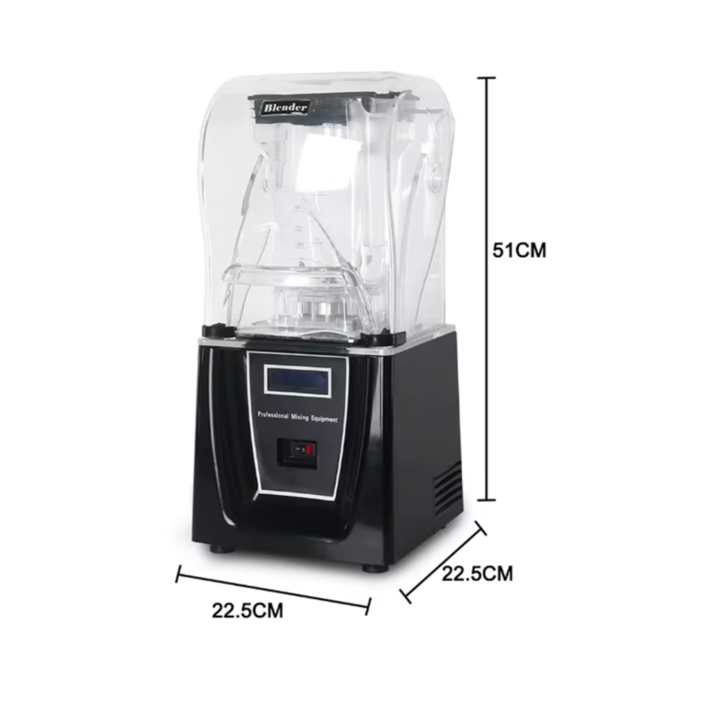 MÉLANGEUR COMMERCIAL PROFESSIONEL SILENCIEUX 1Lt