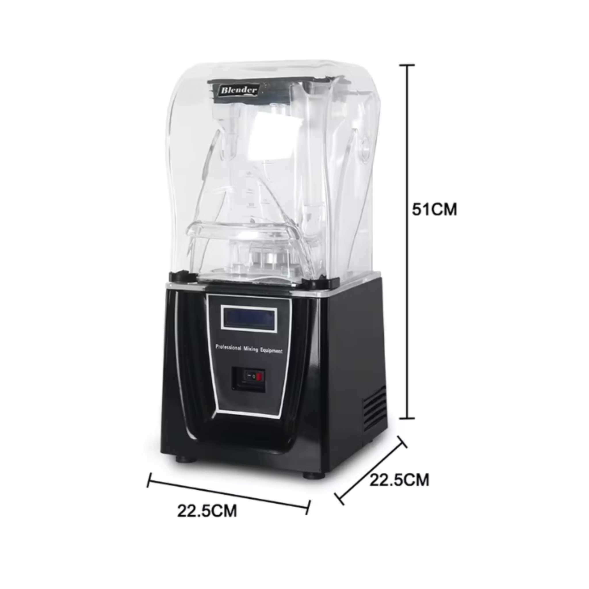 MÉLANGEUR COMMERCIAL PROFESSIONEL SILENCIEUX 1Lt