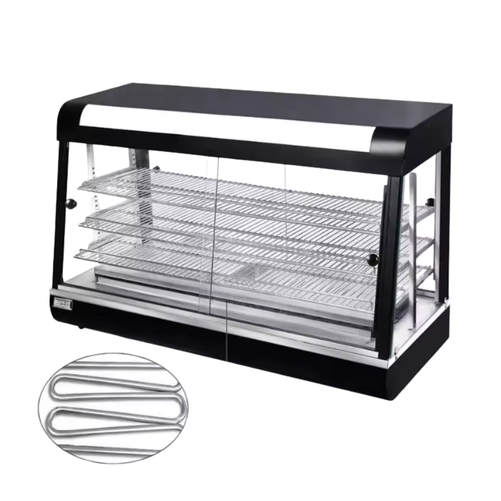 VITRINE CHAUFFANTE ÉLECTRIQUE 3 NIVEAUX
