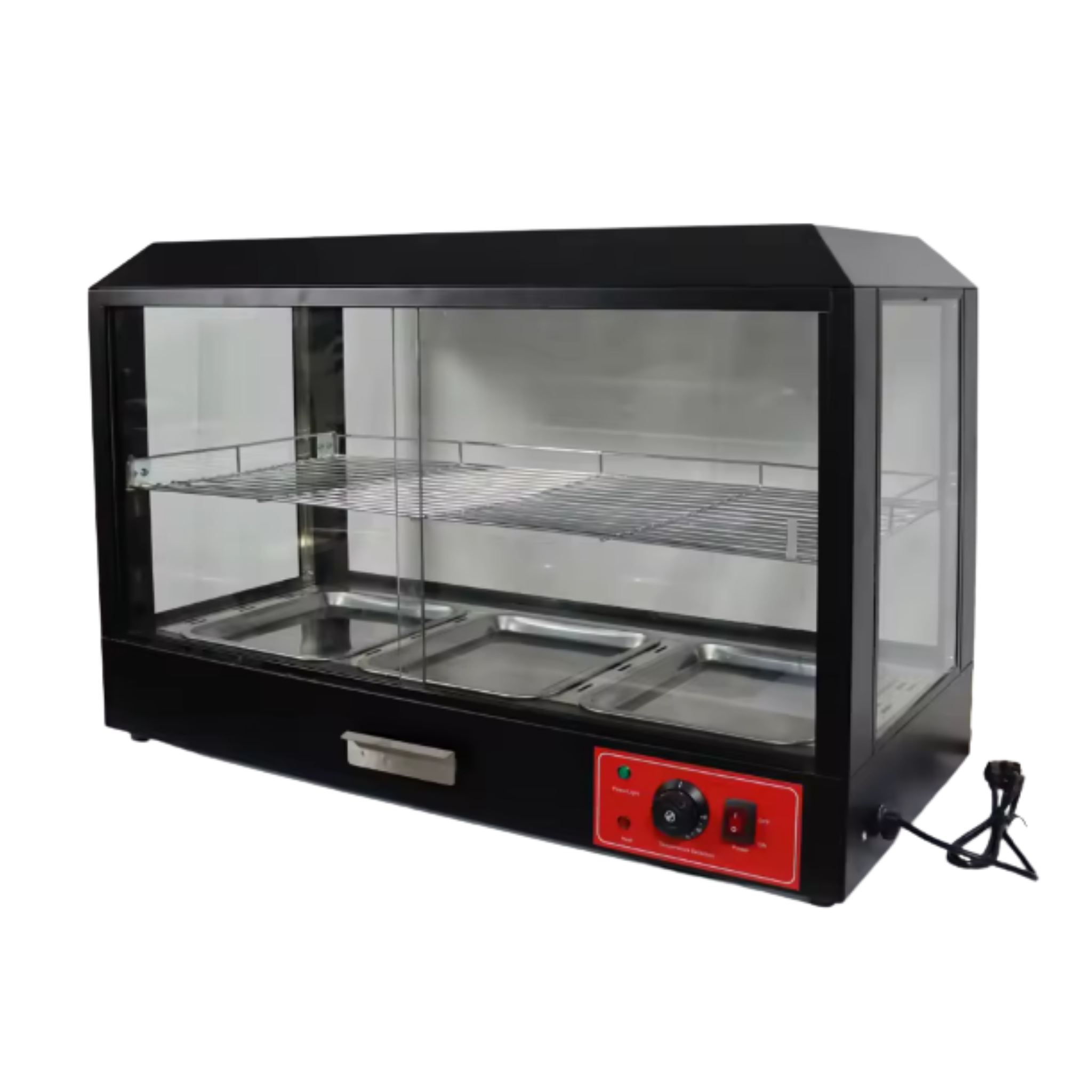 ARMOIRE CHAUFFANTE ÉLECTRIQUE 2 NIVEAUX / 3 BACS