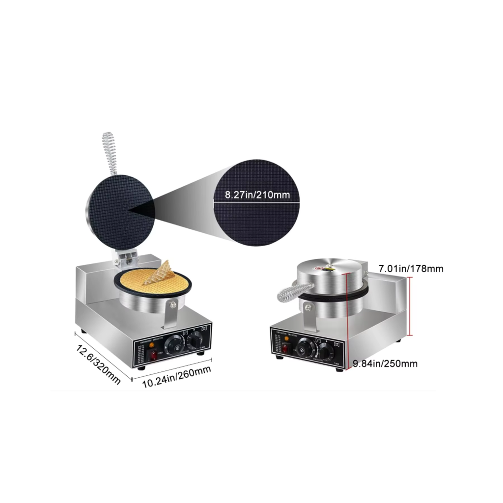 MACHINE À CORNETS DE GLACE PROFESSIONNELLE