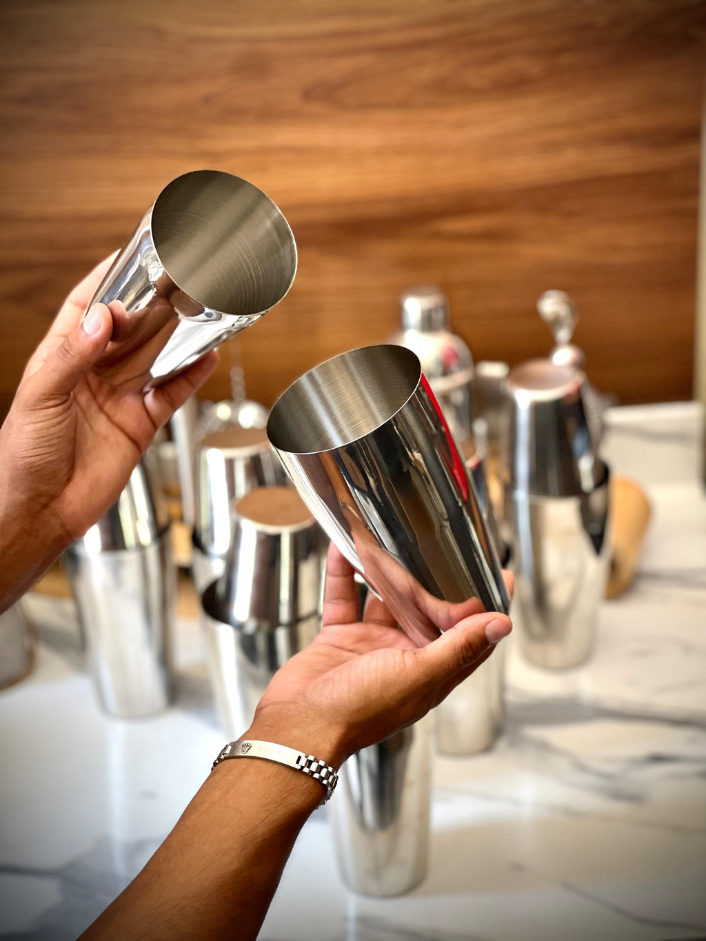 Boston Shaker ( en acier inoxydable )