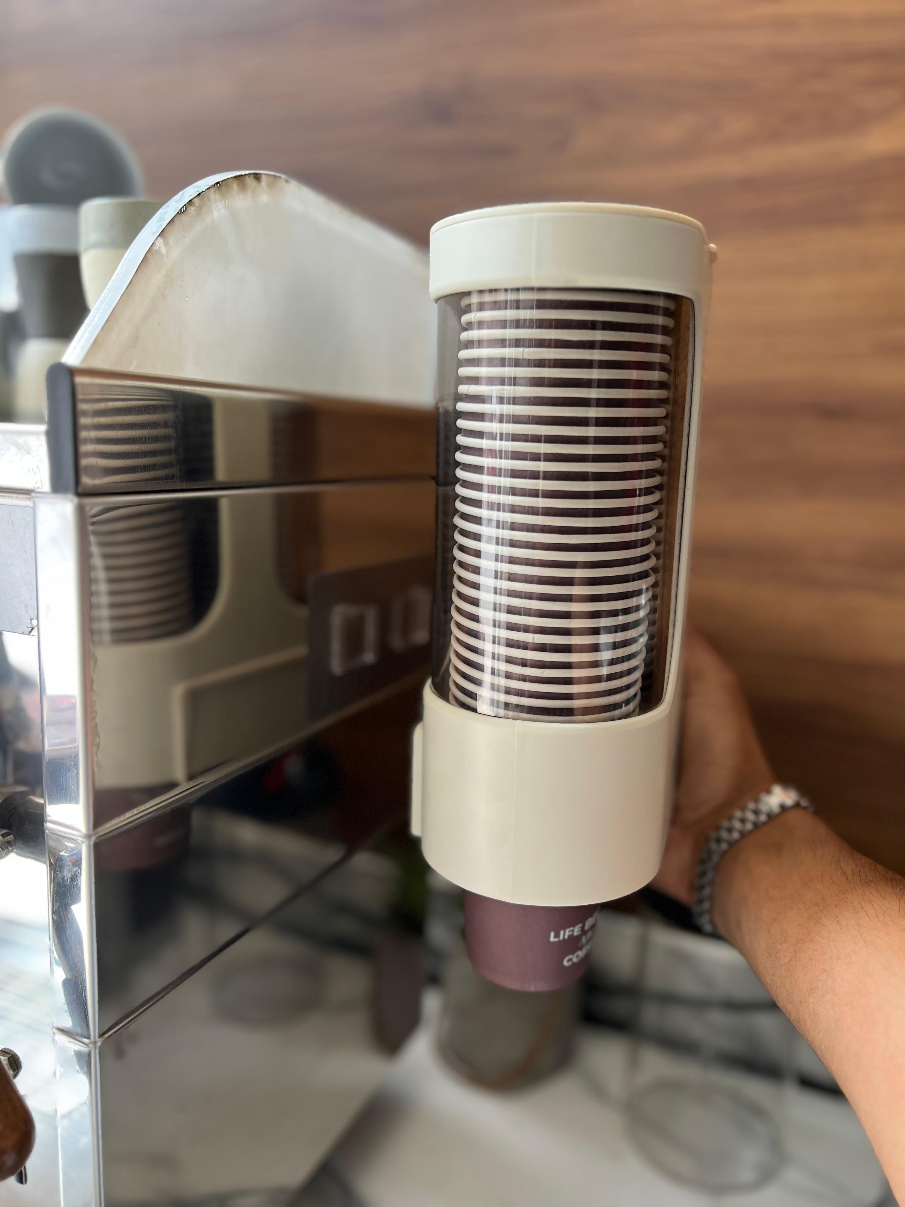 Distributeur de gobelets en papier jetables à fixation murale