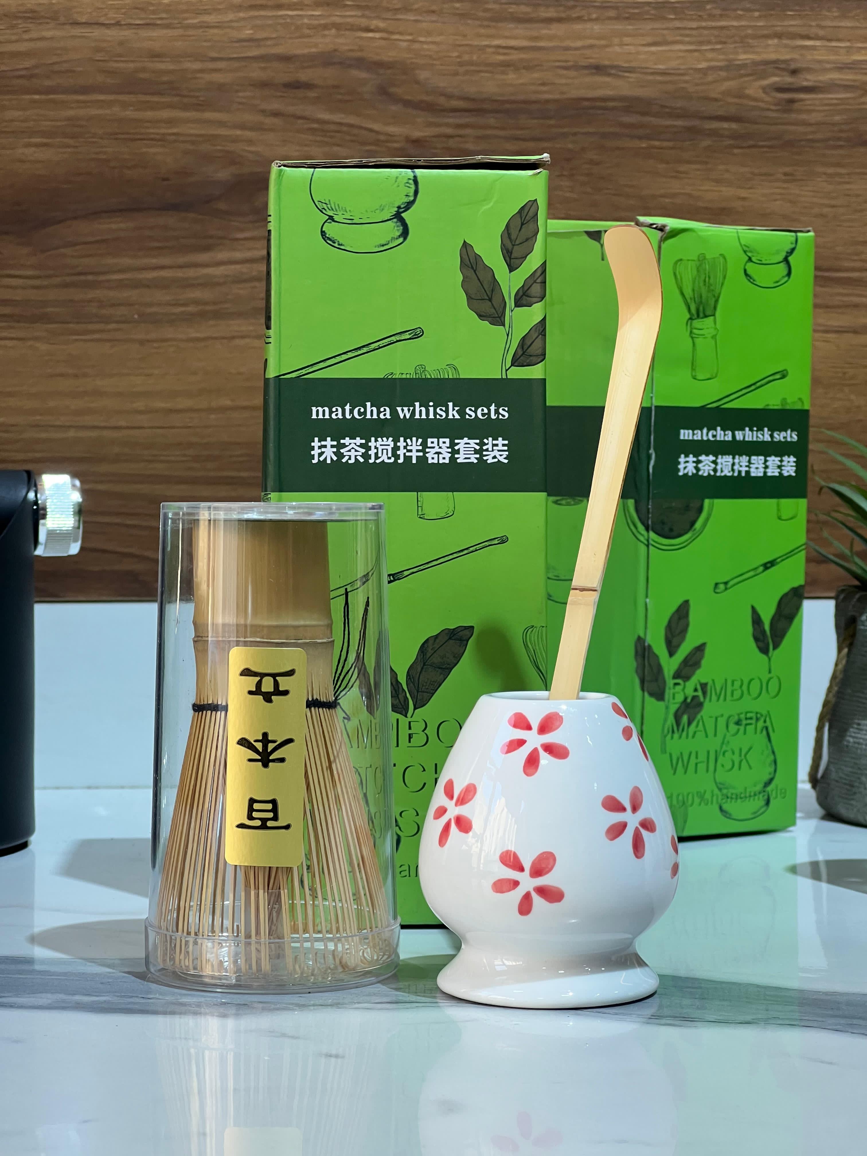 3Pcs Matcha Whisk Set
